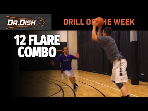 Basketball Shooting Drills: 12 Flare Combo with Jordan Delp of Pure Sweat