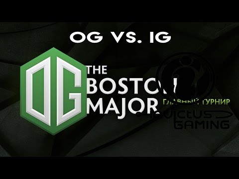 OG vs IG Vit BOSTON MAJOR 2016 DOTA 2    HIGHLIGHTS
