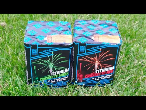 Argento Titanium Crossette Green & Red