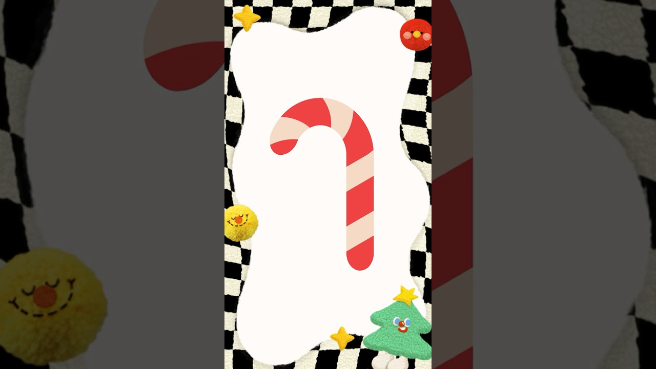 How to draw a candy cane in adobe illustrator | Christmas candy | christmas candy cane