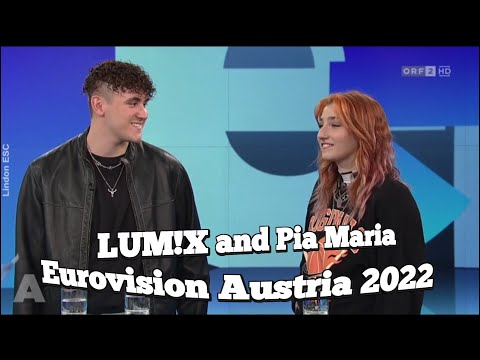 Luca and Pia Maria Eurovision AUSTRIA 2022 LUM!X Österreich Song Contest