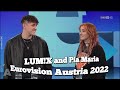 Luca and Pia Maria Eurovision AUSTRIA 2022 LUM!X Österreich Song Contest Luca and Pia Maria Eurovision AUSTRIA 2022 LUM!X Österreich Song Contest