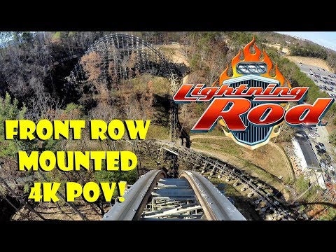 Lightning Rod - Dollywood - FRONT ROW MOUNTED POV IN 4K!