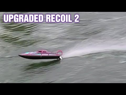 Upgraded Turn Fin Test Proboat Recoil2 67mph New Pb