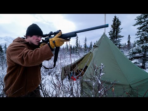 3 Days Hot Tent Camping, Hunting & Painting in the Mountains