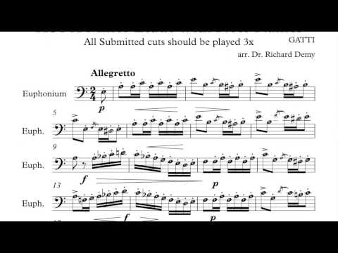 A minor Etude 90 BPM 2016-2017 TMEA Texas All State Euphonium