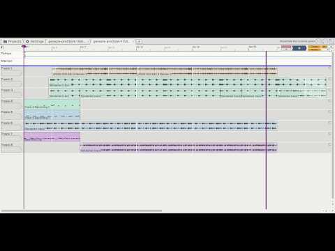 Genesis Pro - test #1 - Tracktion 5 - Big Bang Drums 2