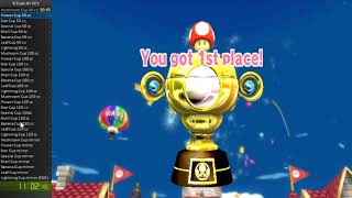 Mario Kart Wii All Cups (50cc,100cc,150cc and mirror) Speedrun in 6:10.44