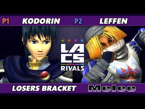 LACS Rivals - KoDoRiN (Marth) Vs. Leffen (Sheik) Smash Melee - SSBM