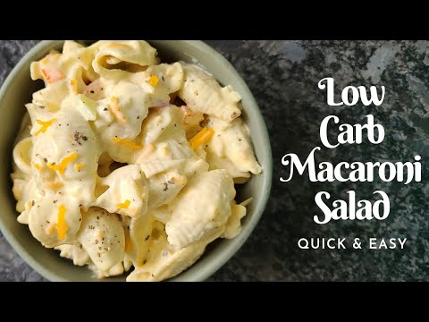 Low Carb Macaroni Salad
