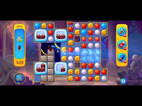 Fishdom level 10415 no boosters フィッシュダム ノーマル