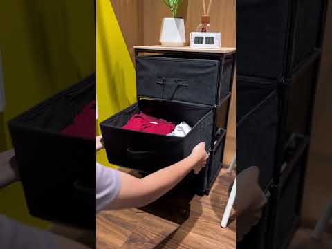 Gambar Stora Laci Penyimpanan 3 Tingkat - Hitam