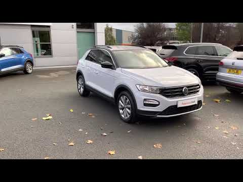 Approved Used Volkswagen T-Roc Design 1.5TSI 150PS in White Silver Black Roof - DA69XCH