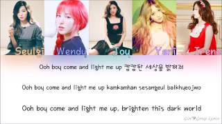 Red Velvet 레드벨벳   Light Me Up Color Coded Lyrics ENGROMHAN