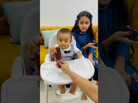 Samayra ne Rishabh se icecream kyun cheen li 😰😂 #shorts #samayranarula #siblings