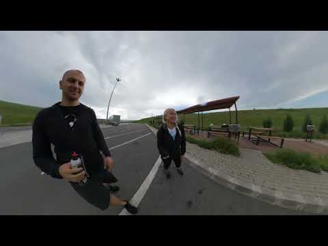 Vom incerca din nou, ne-a prins ploaia, am facut pana/We shall try again, it rained on us,flat tire