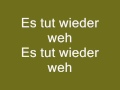 Jennifer Rostock - Es tut wieder weh(Lyrics) 