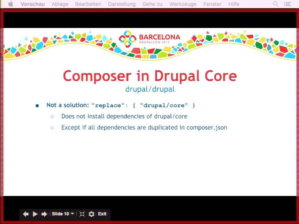 DrupalCon Barcelona 2015: Composer and Drupal 8