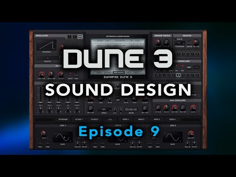 DUNE 3 Sound Design Tutorial Episode 9: Creating an Accent envelope