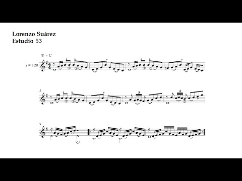 Lorenzo Suárez.  Estudio 53 (Tab. in Desc.)