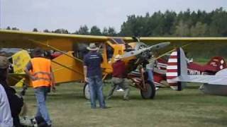 preview picture of video 'Curtiss Robin beim Flugtag Bad Waldsee 2009'