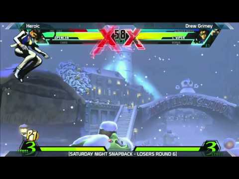 UMVC3: Heroic vs Drew Grimey - Saturday Night Snapback 6.2