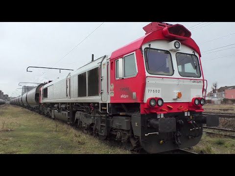 Euro Cargo Rail & VFLI Class 66 & 77's in France, Including stored class 58's - 5/2/17