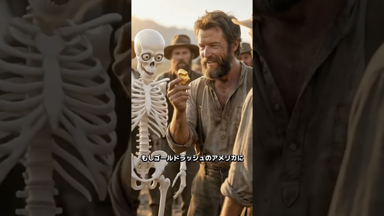 もしゴールドラッシュのアメリカにタイムスリップしたら？ #1分でわかる #豆知識 #ゴールドラッシュ