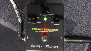 Video thumbnail for Sustain Punch Creamy Dreamer Fuzz Demo by drowninginguitars