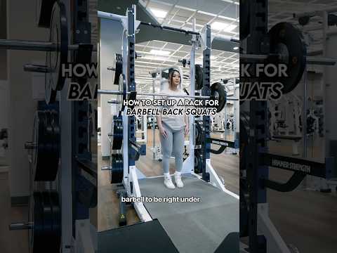 ✖️How to Use a Squat Rack Pt 1✖️ #howtousegymequipment #beginnerfitness #gymtutorial