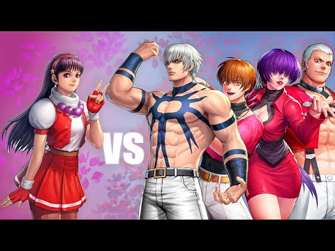 Athena vs Orochi Team - KOF ALL STAR