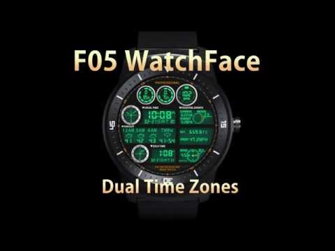 F05WatchFace for Android Wear video