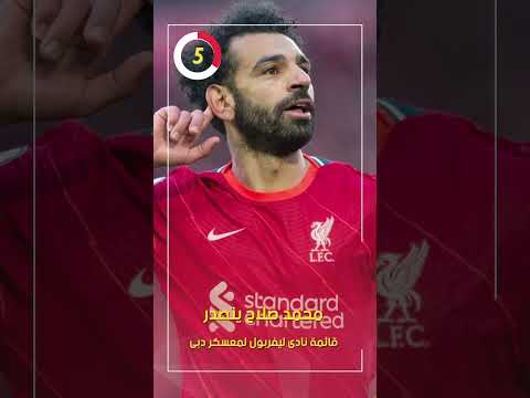 محمد صلاح يتصدر قائمة نادى ليفربول لمعسكر دبى