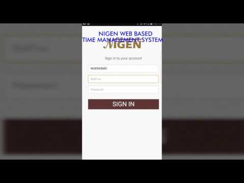 NIGEN WEB-BASED TIME MANAGEMENT SYSTEM