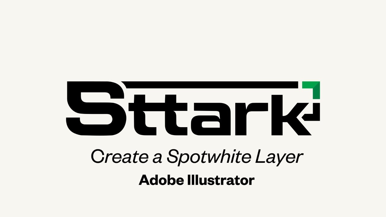 Adobe Illustrator: How to Create a Spotwhite Layer