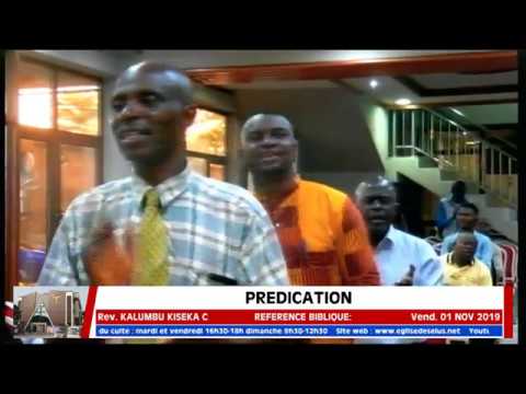 Pasteur KALUMBU KISEKA - L'Introduction a l'amour fraternel 01.11.2019