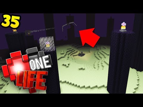 Let's fight the Ender dragon.. SOLO - Minecraft One Life SMP EP35