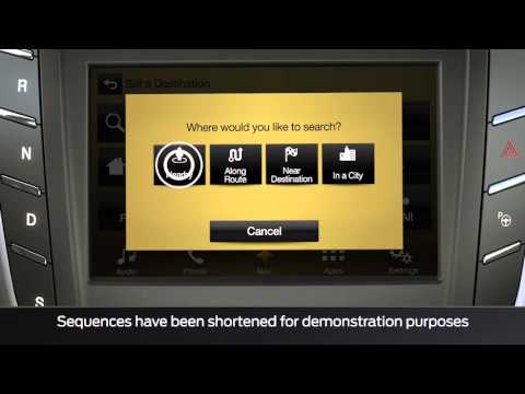 Get Directions with SYNC® 3 Navigation | Lincoln How-to Video