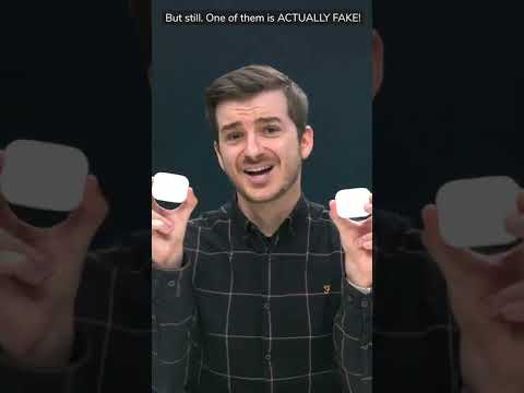 FAKE vs REAL AirPods Pro - Don't Get Scammed! 🚨 #Shorts