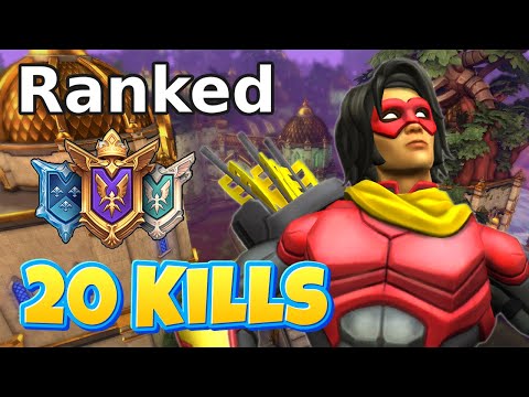 20 Kills SHA LIN Gameplay (Recurve) Paladins Ranked (Comeback/Master Elo Game)