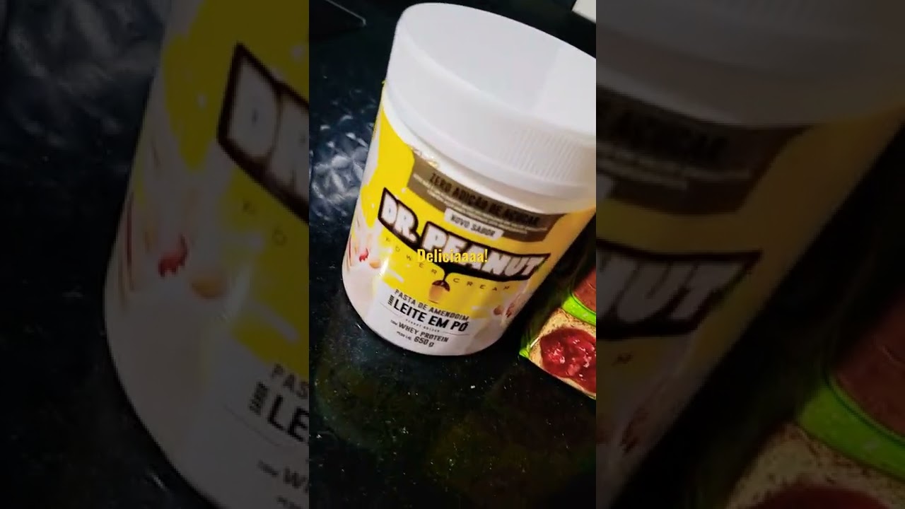 Pasta de amendoim - Leite em pó 😍😋