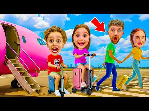 NORTH ELİF SCOOTER ESCAPE TO DUBAI WITH A SUITCASE!! SECRET ESCAPE BY PLANE!! DUBAI OPERATION!!