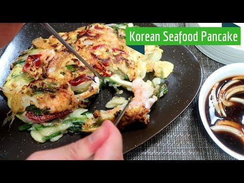 How to make Korean Seafood Pancake (Haemul Pajeon)