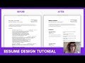 UX Resume Tutorial: Tips to layout & design your resume (with examples)
