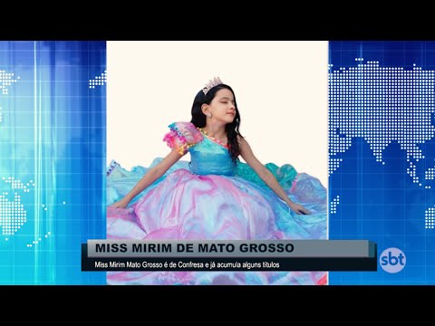 Miss Mirim Mato Grosso é de Confresa e já acumula alguns títulos