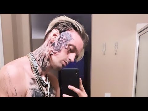 Aaron Carter Debuts Huge New Face Tattoo