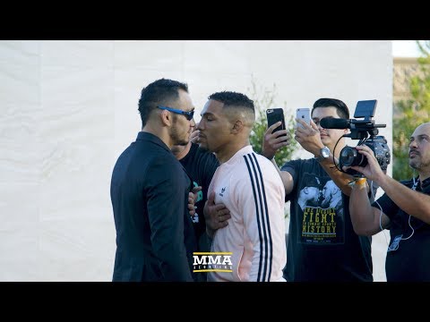 UFC 216: Tony Ferguson vs. Kevin Lee Staredown - MMA Fighting