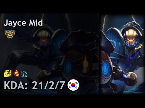 Jayce Mid vs Kassadin - KR Challenger Patch 7.15
