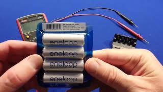 Panasonic AA 1900mAh NiMh 4шт Eneloop (BK-3MCCE/4BE) - відео 2