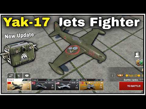 War Thunder Mobile Jets update 1.20 – YAK-17 Review 🔥 Soviet Early Jet Fighter!